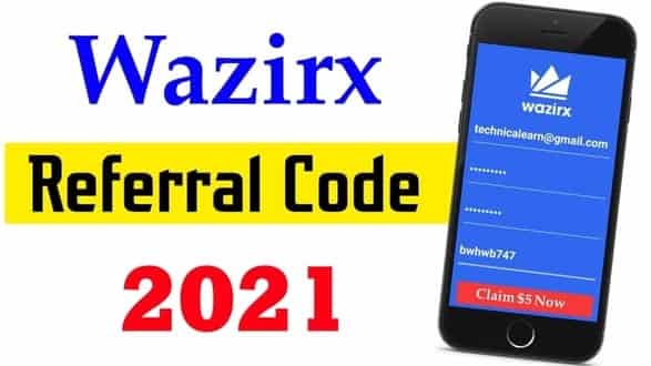 WazirX Referral Code: 739e59vh | Get 50% Discount on Every Transaction Fees